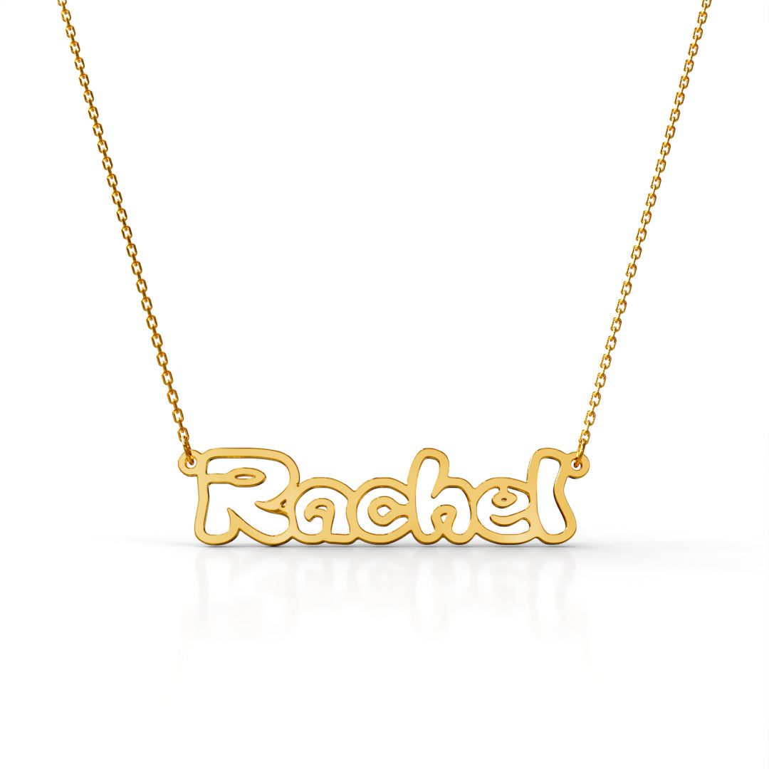 Bubble Font Necklace