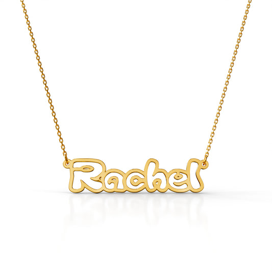 Bubble Font Necklace