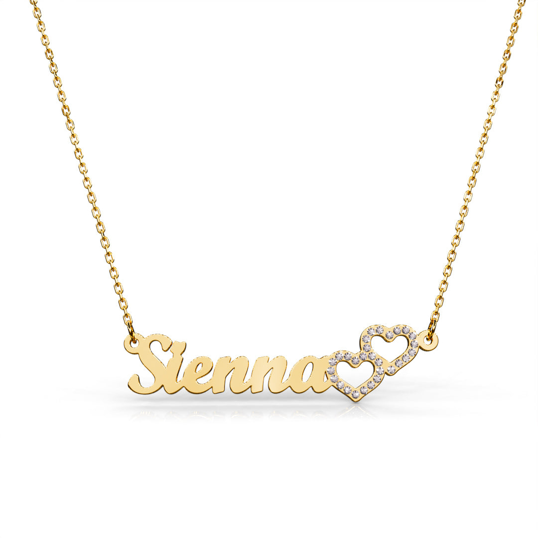 Iced Love Name Necklace