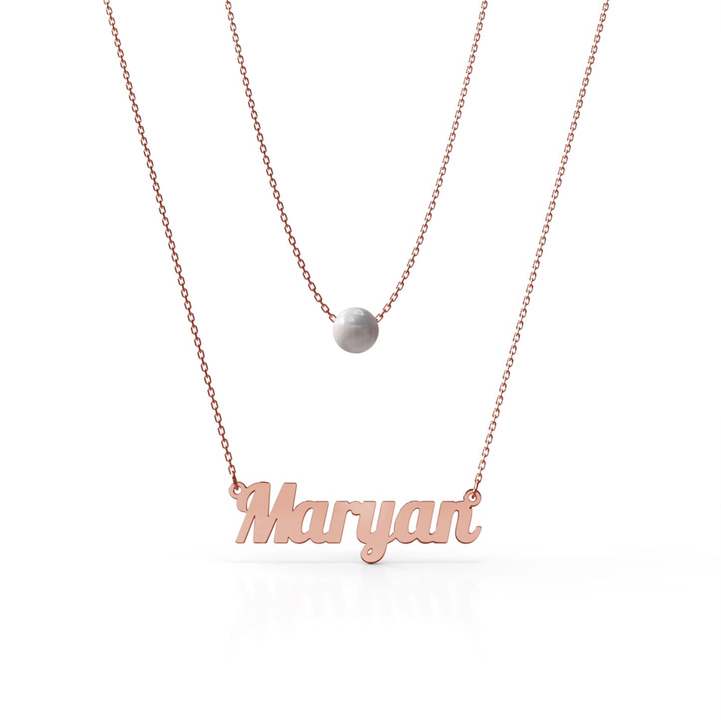 Double Layered Pearl Necklace