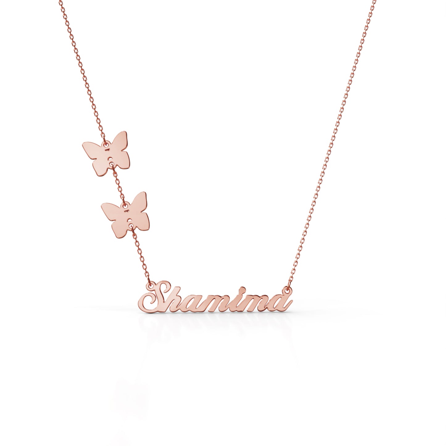 Twin Butterfly Necklace