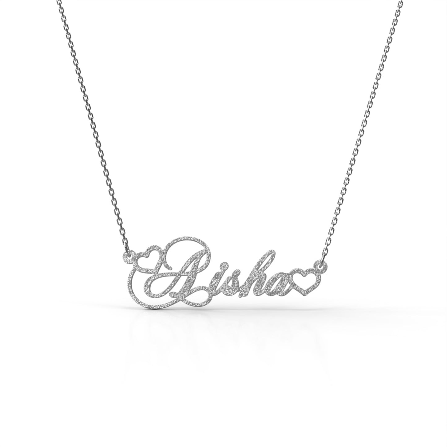 Frosted Sweetheart Necklace