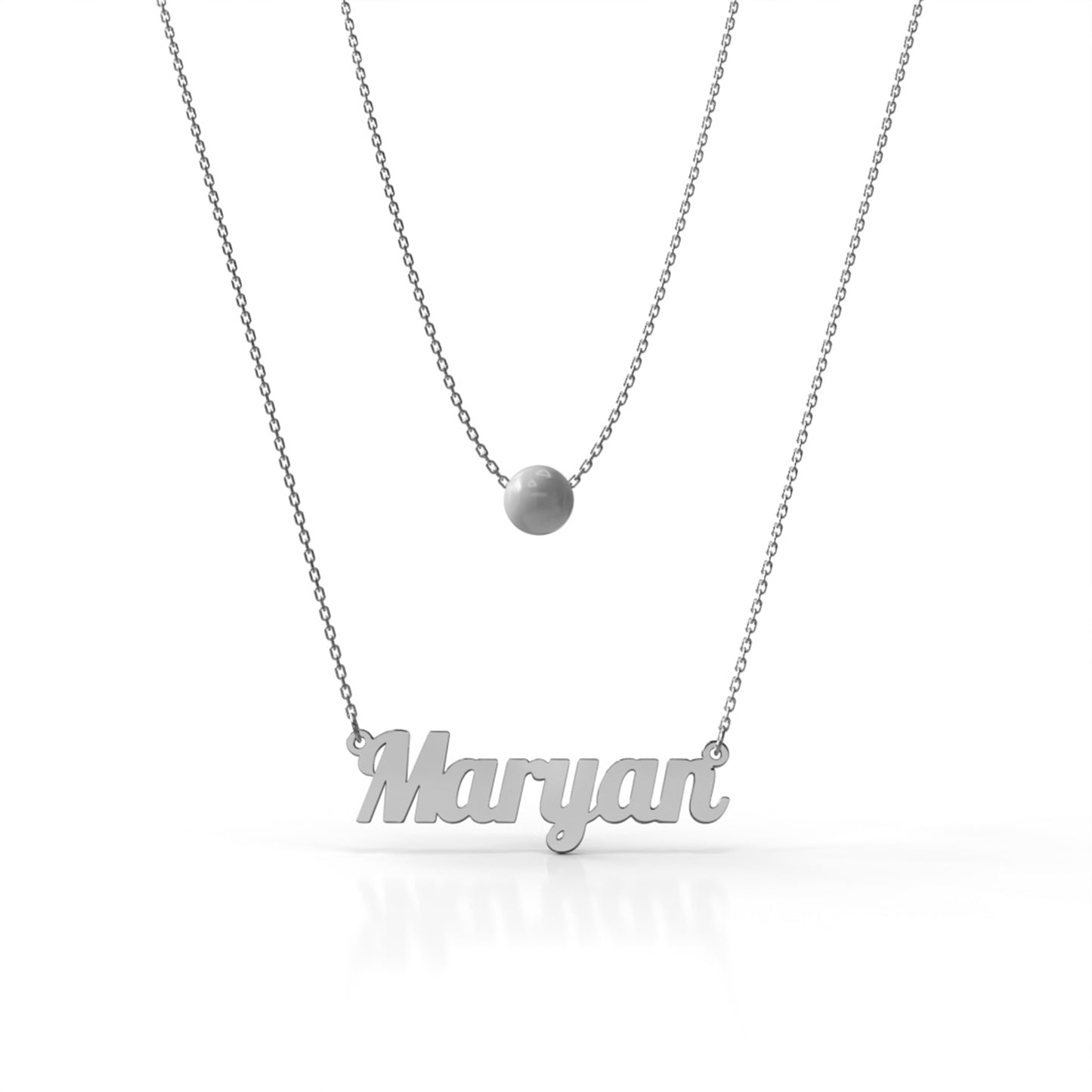 Double Layered Pearl Necklace