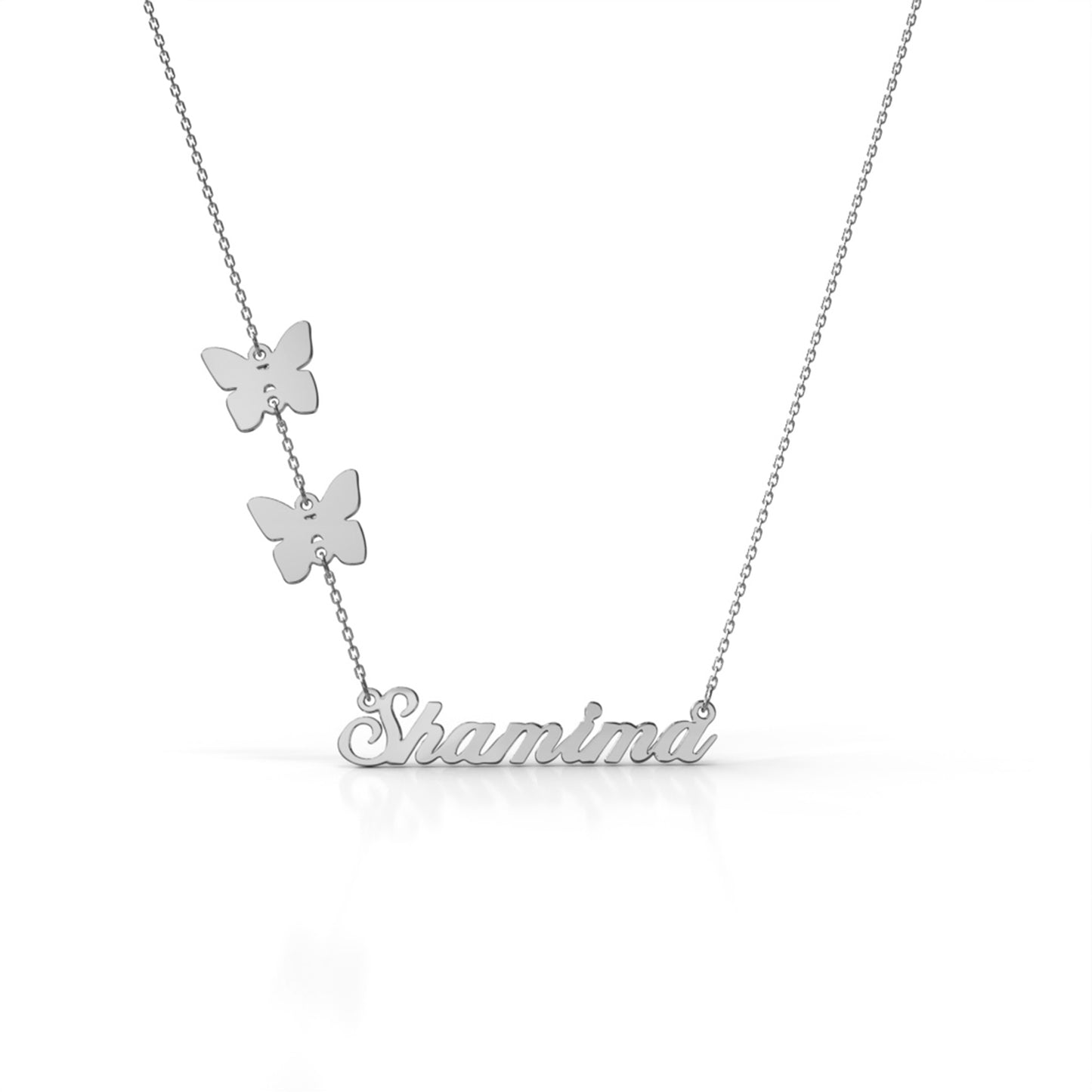 Twin Butterfly Necklace
