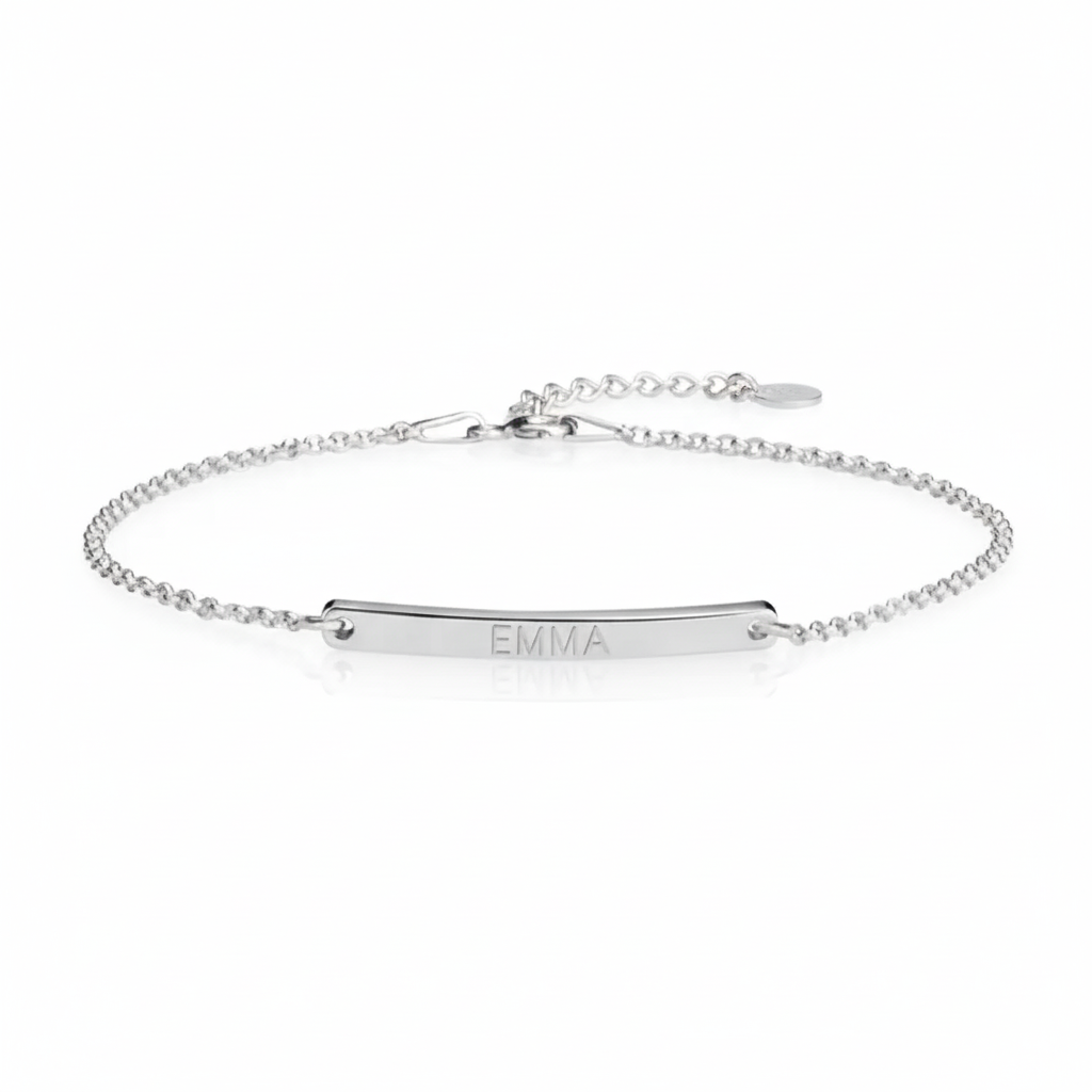 Engraved Bar Bracelet