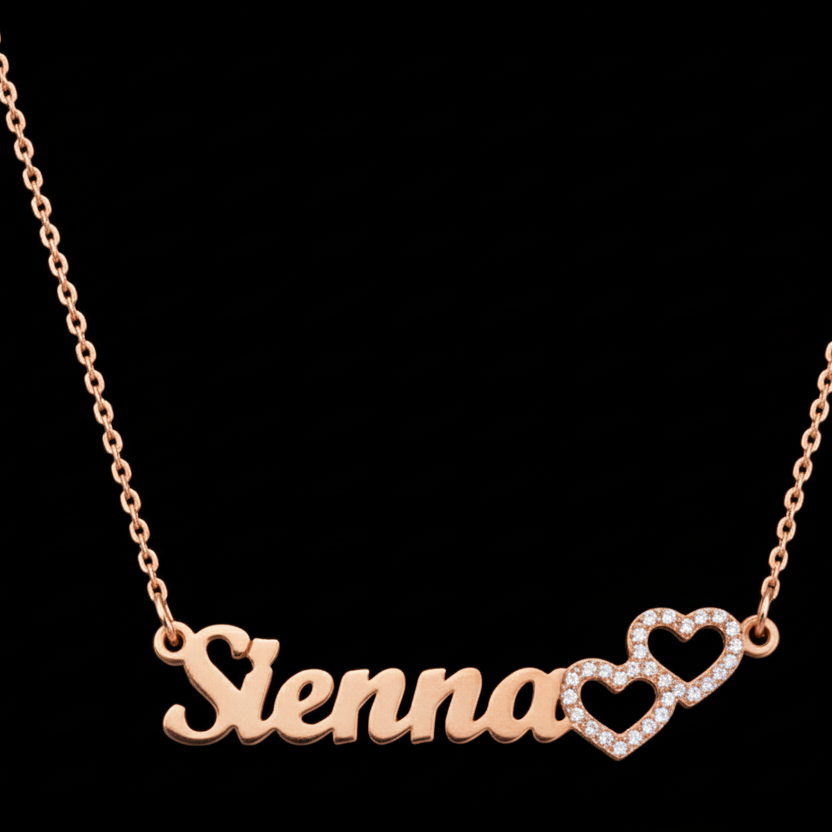 Iced Love Name Necklace