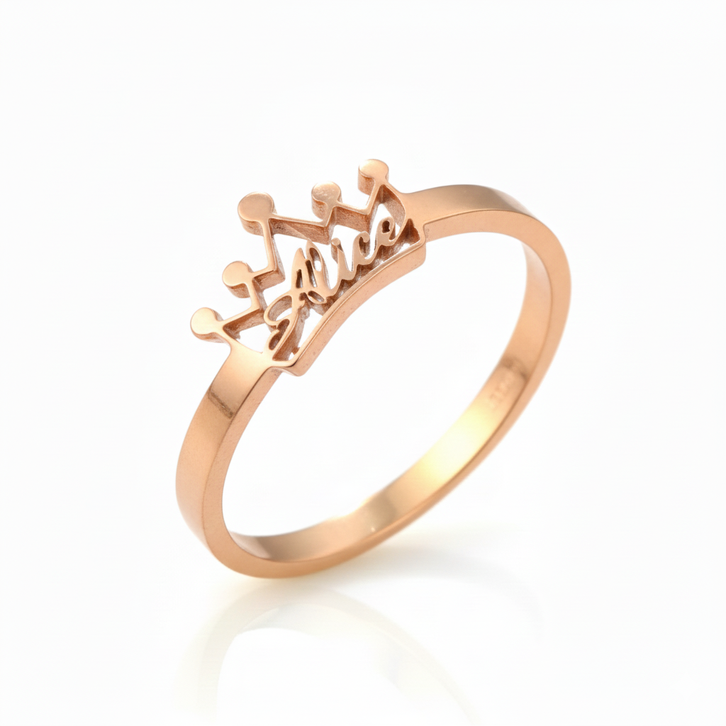 Regal Script Ring