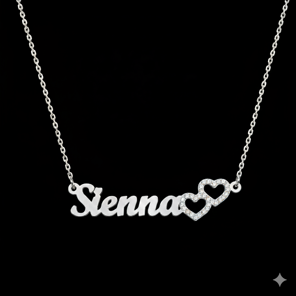 Iced Love Name Necklace