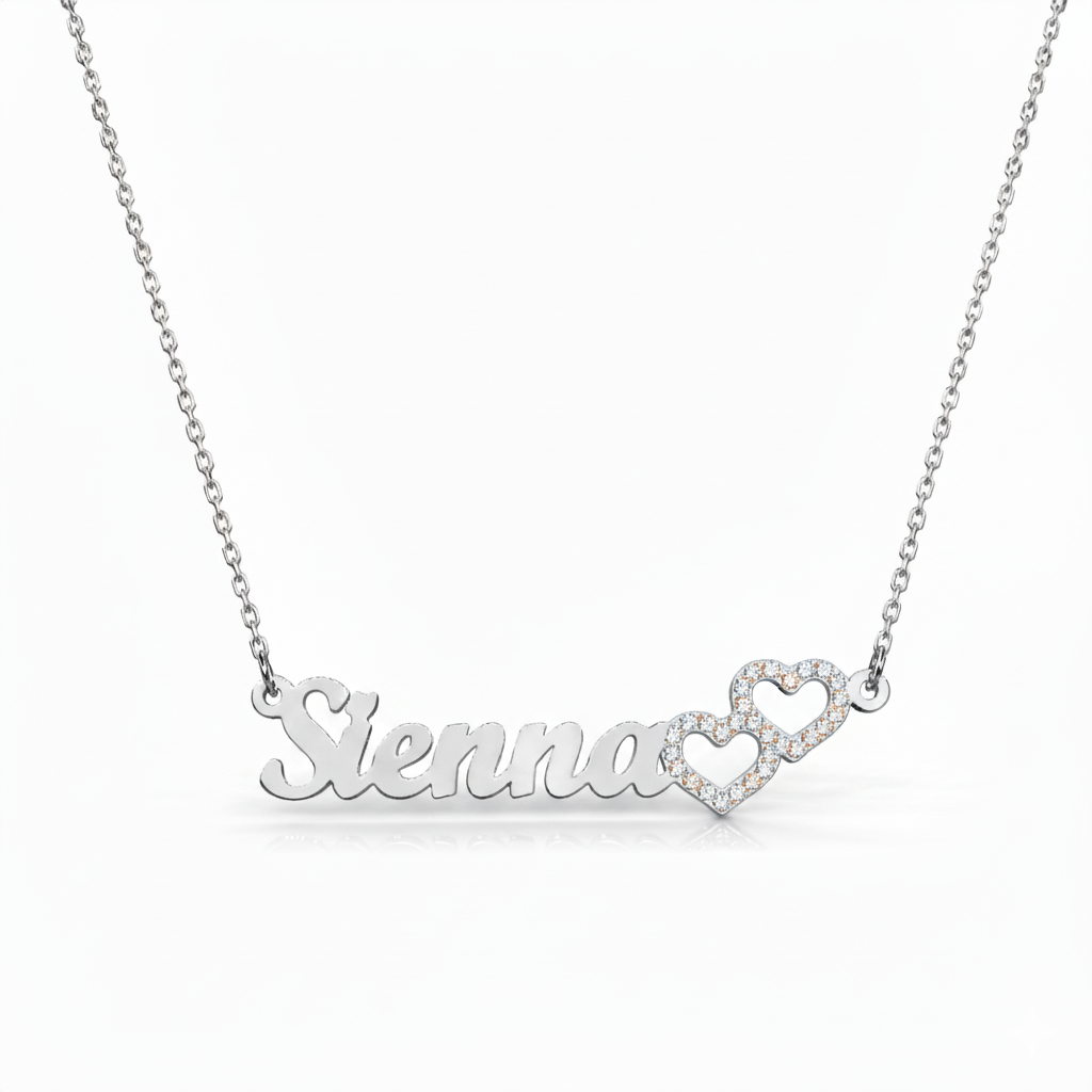 Iced Love Name Necklace