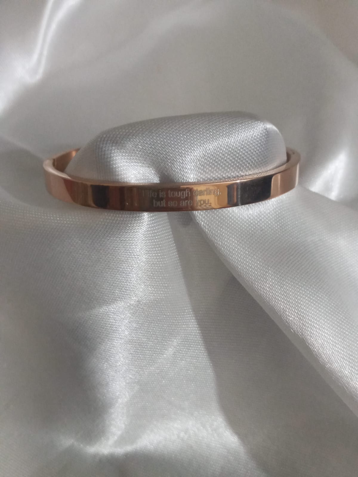 Engraved Bangle - Closed Cuff